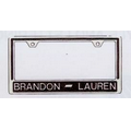 License Plate Frames w/ 1 Line of Copy